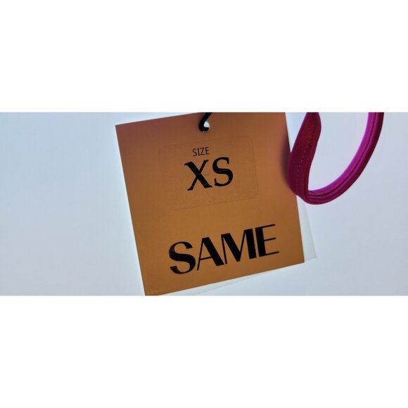 SAME Los Angeles Bikini Set 2pc Size XS Bra Double Layer Top Bottom 90s Tropical - Picture 2 of 14